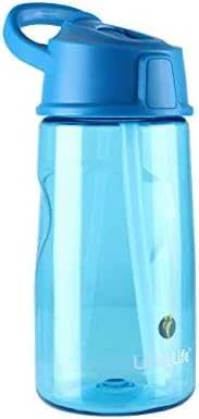 Vaikiška gertuvė Littlelife Flip Top Vanduo Bottle 550 ml - Mėlyna
