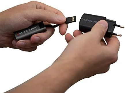 Įkraunamas LED raktų pakabukas-žibintuvėlis Scangrip FLASH MICRO R, 75lm