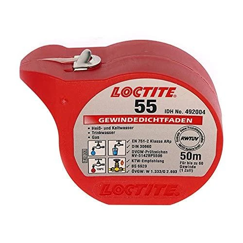 55 Sriegių sandariklis-virvutė 50 m LOCTITE