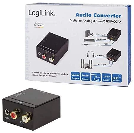 „LogiLink CA0101“ – kabelis – garso / daugialypės terpės, skaitmeninis, telefono bendraašis