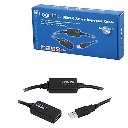 LOGILINK UA0145 LOGILINK - Kabelio kartotuvas USB 2.0 15m