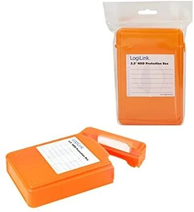 LOGILINK UA0133O LOGILINK - Dėžutės apsauga nuo HDD3.5 oranžinė