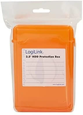 LOGILINK UA0133O LOGILINK - Dėžutės apsauga nuo HDD3.5 oranžinė