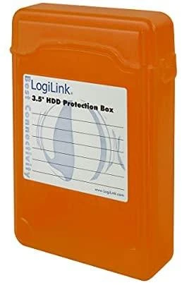 LOGILINK UA0133O LOGILINK - Dėžutės apsauga nuo HDD3.5 oranžinė