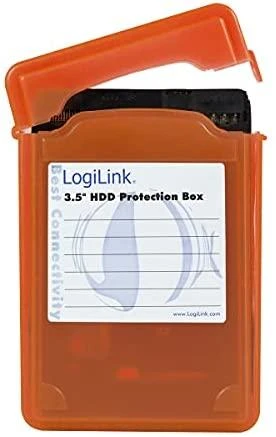 LOGILINK UA0133O LOGILINK - Dėžutės apsauga nuo HDD3.5 oranžinė