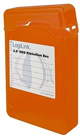 LOGILINK UA0133O LOGILINK - Dėžutės apsauga nuo HDD3.5 oranžinė