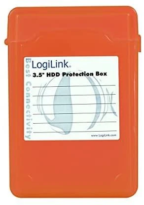 LOGILINK UA0133O LOGILINK - Dėžutės apsauga nuo HDD3.5 oranžinė