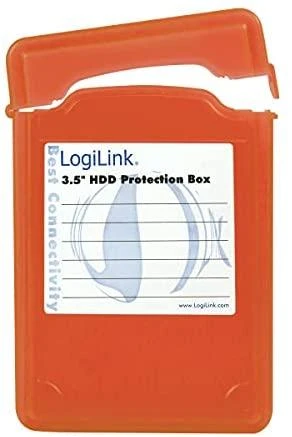 LOGILINK UA0133O LOGILINK - Dėžutės apsauga nuo HDD3.5 oranžinė