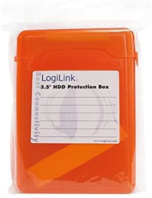 LOGILINK UA0133O LOGILINK - Dėžutės apsauga nuo HDD3.5 oranžinė