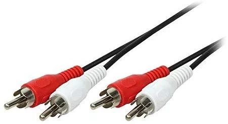LogiLink Audiokabel 2x Cinch -> 2x Cinch St / St 5,00m bk