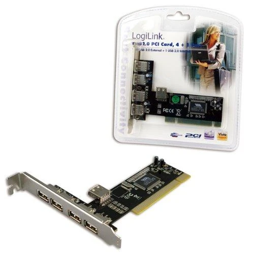 Logilink | 4+1-port USB 2.0 | PCI