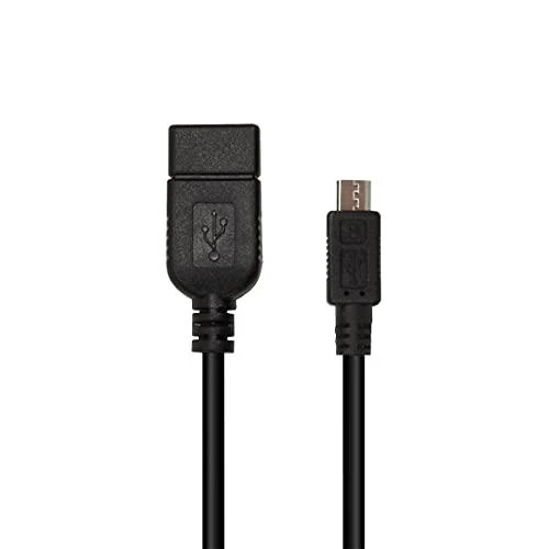 Logilink 0.2m USB 2.0 A/Micro-B 0.2 m, Juodas