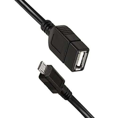 Logilink 0.2m USB 2.0 A/Micro-B 0.2 m, Juodas