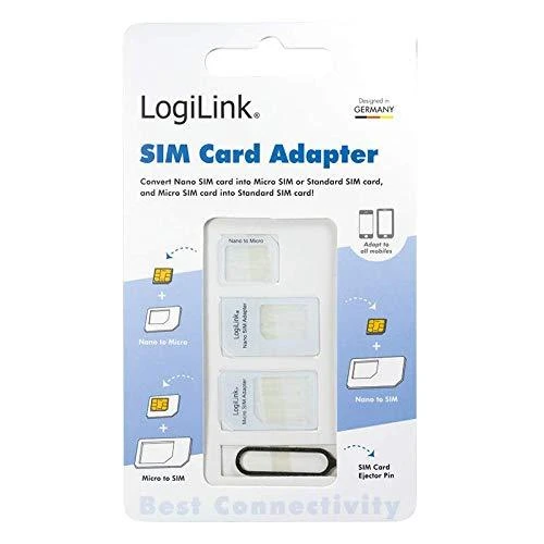 LOGILINK AA0047 LOGILINK – dviejų SIM kortelių adapteris
