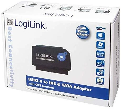 LOL LogiLink AU0006C sąsajos plokštė / adapteris IDE/ATA, SATA