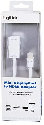 LOGILINK CV0036A LOGILINK - Adapteris Mini DisplayPort prie HDMI su garsu