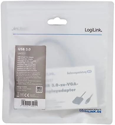 LOGILINK UA0231 LOGILINK – USB3.0 adapteris VGA