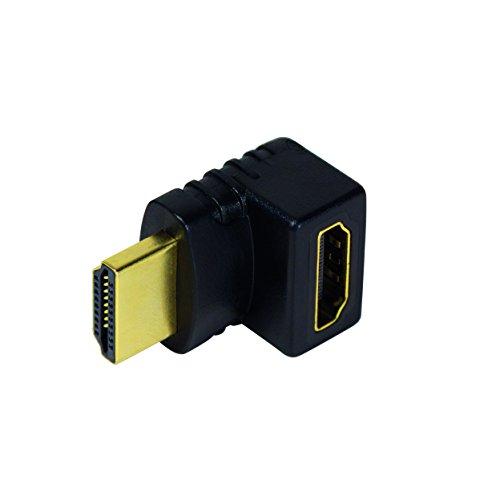 Mažo dydžio HDMI adapteris, AM į AF 90 laipsnių kampu | Logilink
