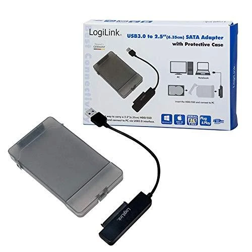 LOGILINK AU0037 LOGILINK – USB 3.0–2.5 S-ATA su apsauginiu dėklu