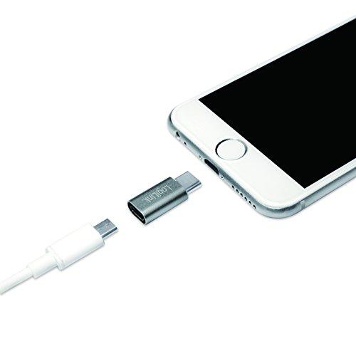 LOGILINK AU0041 LOGILINK - USB-C adapteris į Micro USB jungtį, sidabrinis