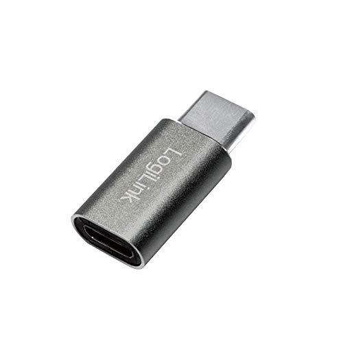 LOGILINK AU0041 LOGILINK - USB-C adapteris į Micro USB jungtį, sidabrinis