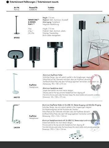 Laikiklis LOGILINK BP0026 LOGILINK - TV stovo vežimėlis, reguliuojamas televizoriaus aukštis, 37-70, maks. 40 kg