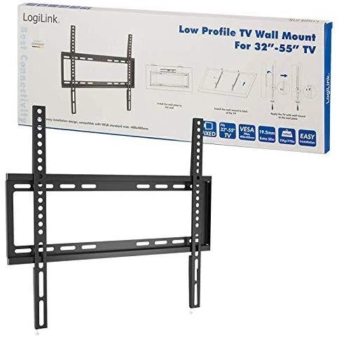 Logilink BP0028 TV Sieninis laikiklis, 37"-70", pakreipimas +10°-20°,pasukamas +-90°, 475mm | Prisijungti | Sieninis laikiklis | 37-70 " | Maksimalus svoris (keliamoji galia) 50 kg | Juodas