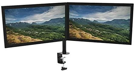 LOGILINK BP0106 Dvigubas monitoriaus laikiklis, reguliuojamas 17–32 colių rankenos ilgis