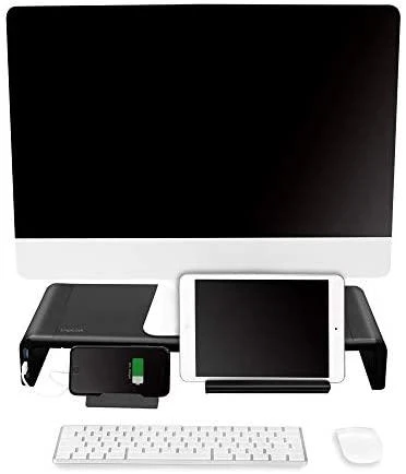 Laikiklis LOGILINK BP0141 Stalinis monitoriaus stovas 520 mm ilgio sulankstomas 3 prievadų šakotuvas