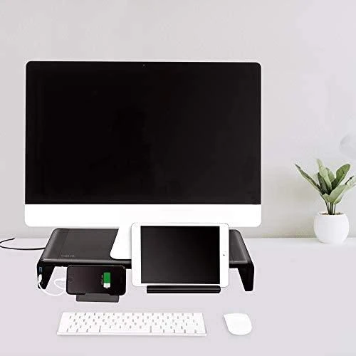 Laikiklis LOGILINK BP0141 Stalinis monitoriaus stovas 520 mm ilgio sulankstomas 3 prievadų šakotuvas