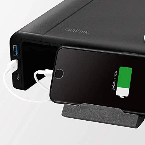 Laikiklis LOGILINK BP0141 Stalinis monitoriaus stovas 520 mm ilgio sulankstomas 3 prievadų šakotuvas