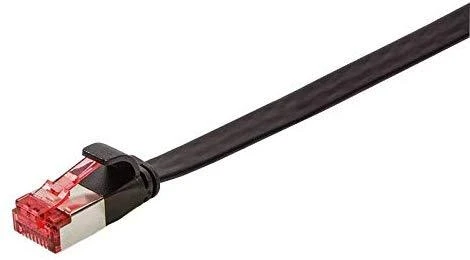 „LogiLink CF2113S Slim Line Cat. 6 pataisų kabelis RJ45 kištukas iki RJ45 kištukas CAT 6 U/FTP 20,00 m juodas