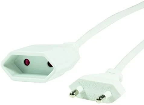Maitinimo laidas LogiLink CEE 7/16, 2m, balta (CP126)