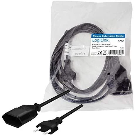 LogiLink Euro CEE 7/16 2.0m