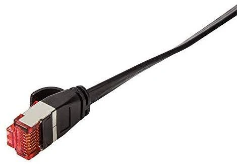 LogiLink U/FTP Cat6 plokščias laidas, 2m, juoda (CF2053S)