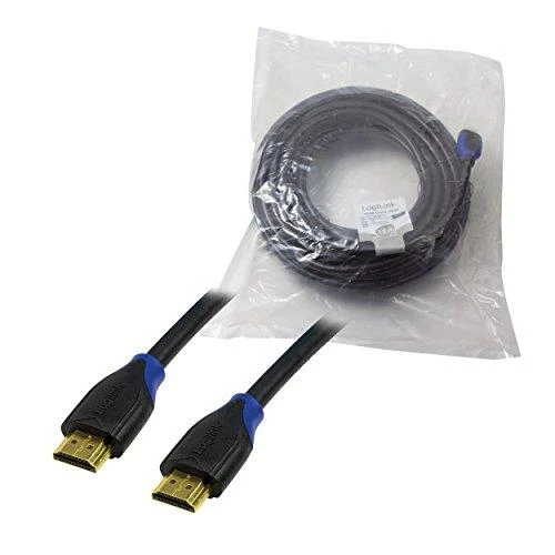 LogiLink 15m HDMI laidas su auksinėmis jungtimis