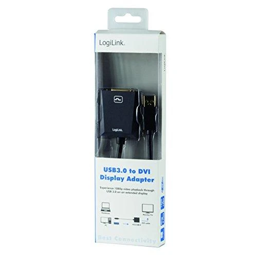 LogiLink USB 3.0 į DVI adapteris pakuotėje