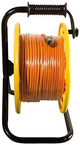 LogiLink LogiLink 500 MHz tinklo kabelis ant būgno, Cat6A 60M, oranžinis