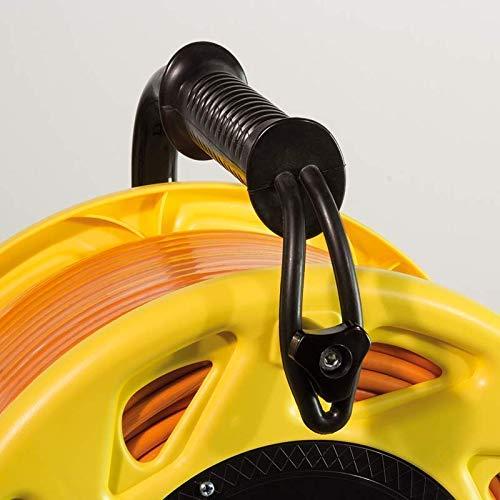 LogiLink LogiLink 500 MHz tinklo kabelis ant būgno, Cat6A 60M, oranžinis