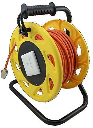 LogiLink LogiLink 500 MHz tinklo kabelis ant būgno, Cat6A 60M, oranžinis
