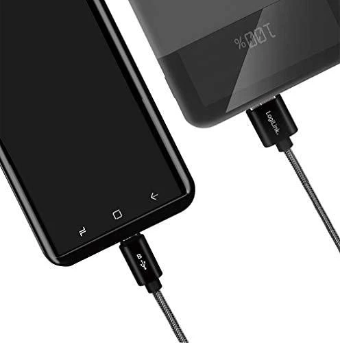 LOGILINK CU0132 LOGILINK – sinchronizavimas & įkrovimo laidas, USB į Micro USB kištukas, pilkas