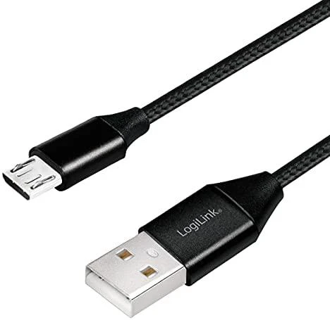 LOGILINK CU0143 USB-A 2.0 laidas su mikro USB kištuku 0,3 m