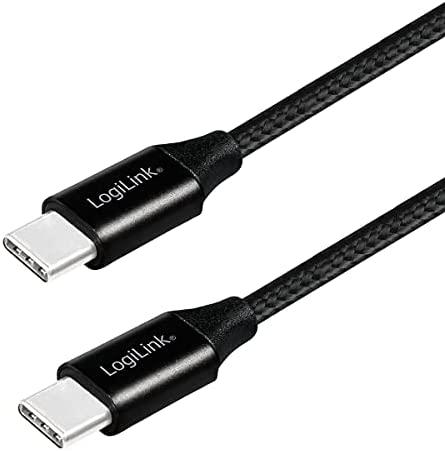 LOGILINK CU0154 LOGILINK - USB 2.0 cable, USB-C to USB-C, juodas, 1m