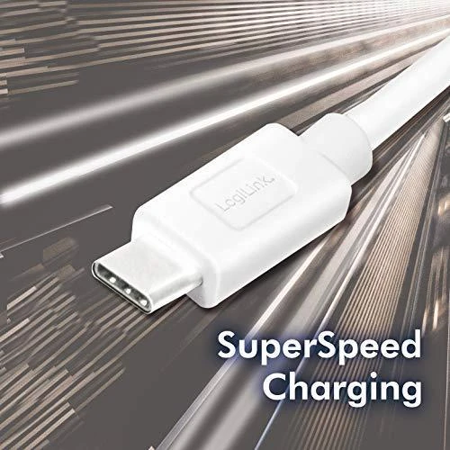 LOGILINK CU0175 LOGILINK - USB 3.2 Gen1x1 laidas, USB-A kištukas iki USB-C kištukas, baltas, 1,5 m