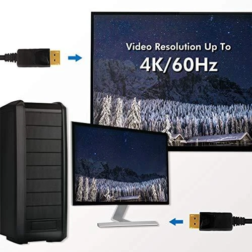 LOGILINK CV0074 LOGILINK – „DisplayPort 1.2“ prijungimo laidas, 4K2K / 60 Hz, 5 m