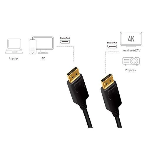 LOGILINK CV0077 LOGILINK – „DisplayPort 1.2“ prijungimo laidas, 4K2K / 60 Hz, 10 m