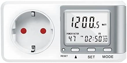 „LogiLink“ energijos sąnaudų matavimo prietaisas CO2 emisijai apskaičiuoti