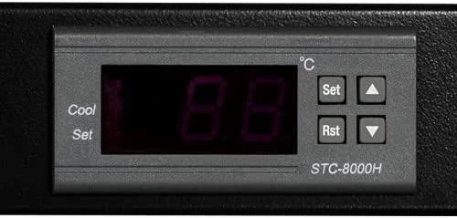 LogiLink Rack acc Logilink Ventiliatorius su termostatu juoda