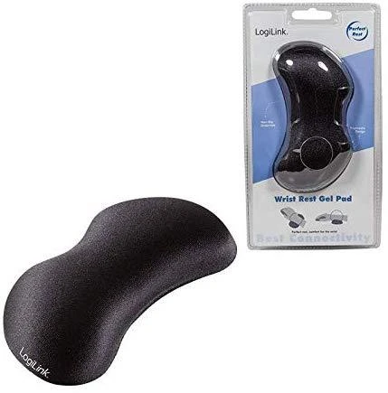 ID0136 LOGILINK - Riešo atrama Gel kilimėlis, Juodas