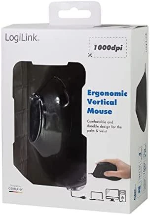 LOGILINK ID0158 LOGILINK - Ergonomiška Vertikali pelė